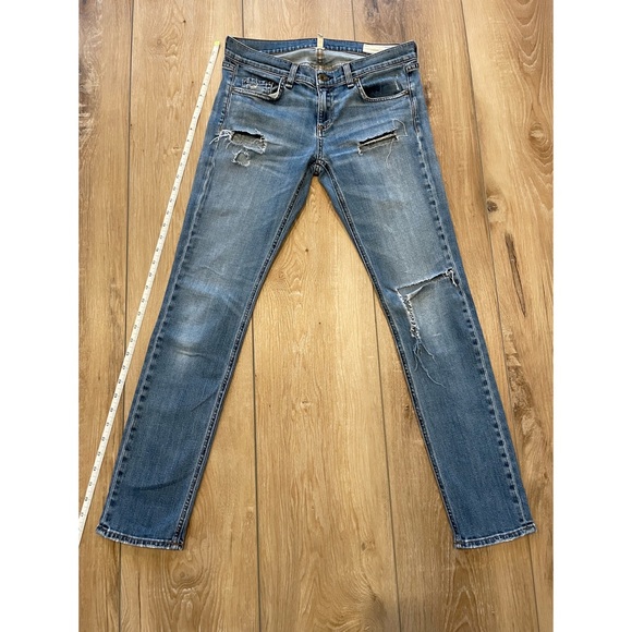 Rag & Bone Distressed Dre Boyfriend Fit Jeans - Picture 14 of 16